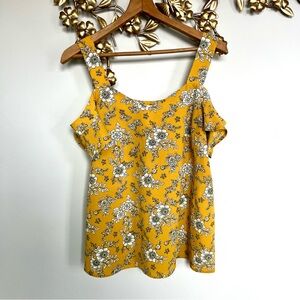 Kut from the Kloth Yellow Floral Top